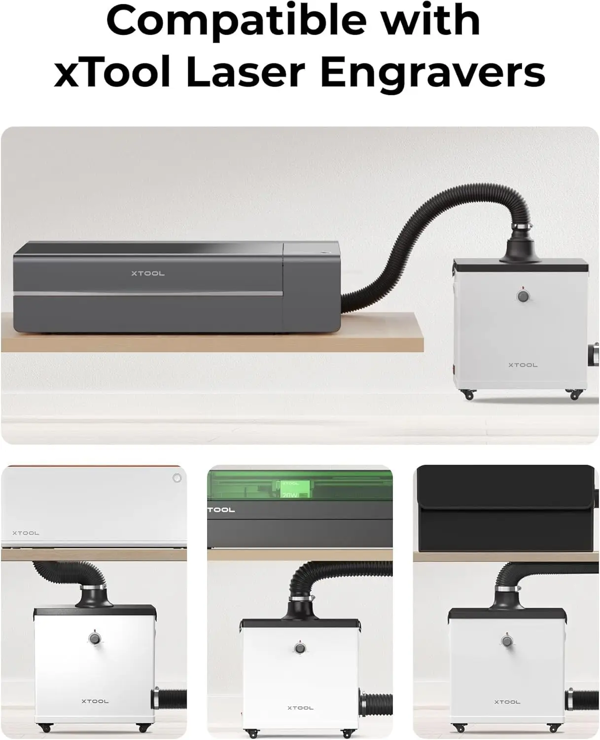 Оптовый очиститель дыма xTool для гравера F1 Ultra M1 S1 P2