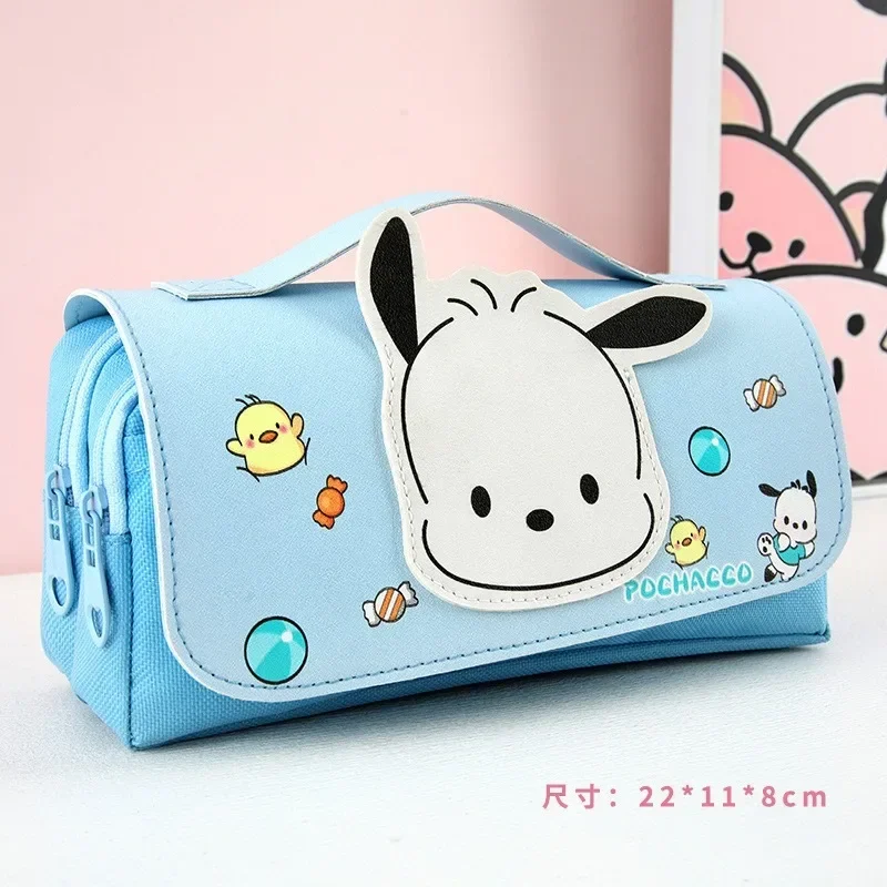 Kawaii Sanrio пенал Kuromi My Melody большой емкости канцелярские принадлежности Cinnamoroll
