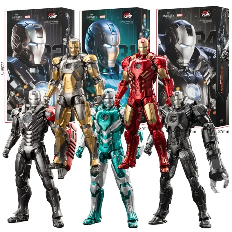 Фото Предзаказ: Коллекционные фигурки ZD Toys Iron Man MK20, MK31, MK29, MK34, MK32 из фильма, 7 дюймов, для взрослых №2