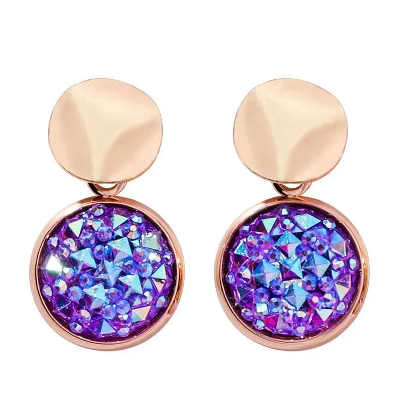 Новые цвета новая мода темперамент дикая девушка серьги в форме сердца ювелирные