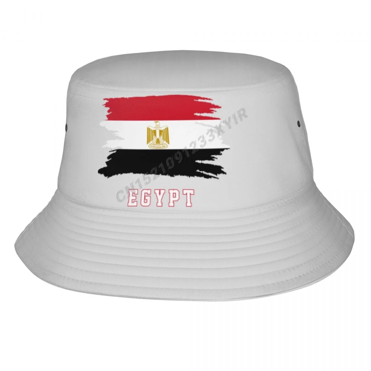 

Bucket Hats Egypt Flag Cool Egyptian Fans Sun Shade Cool Outdoor Summer Fisherman Caps Fishing Hat