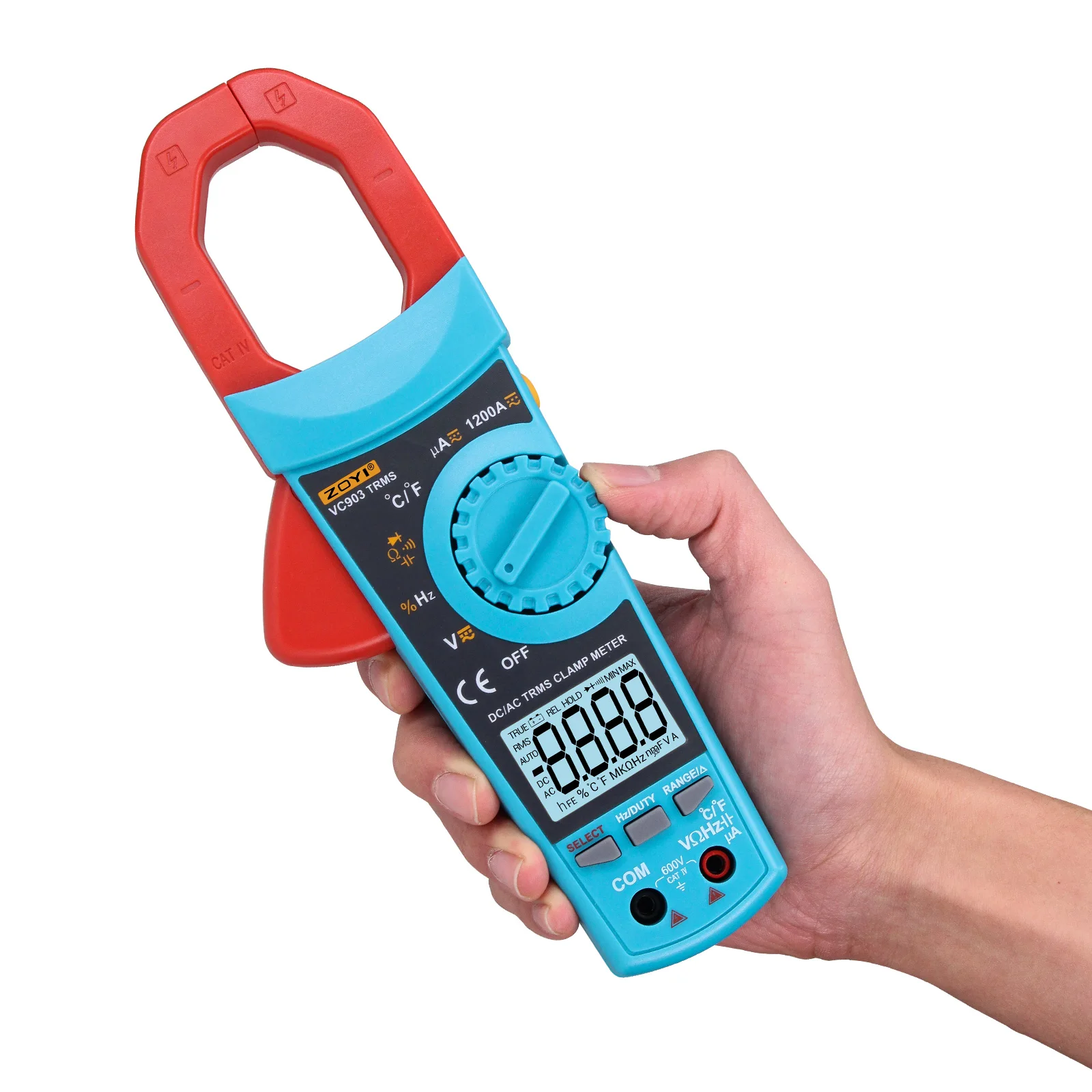 

ZOYI Handheld Clamp Digital Multimeter VC903