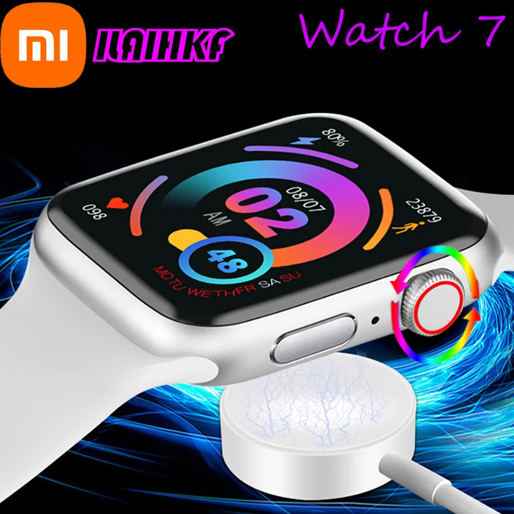 

XIAOMI IWO Smart Watch Men Wireless Charge Series 7 Smartwatch Women Heart Rate Watches Blutooth Call Fitness Tracker Bracelet