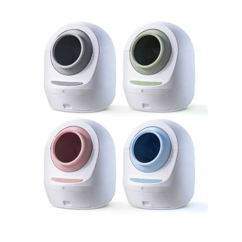 

Four Colors Pet Products Cleaning New Second Generation Hot Sale Robot Auto Cat Litter Box Cat Toilet