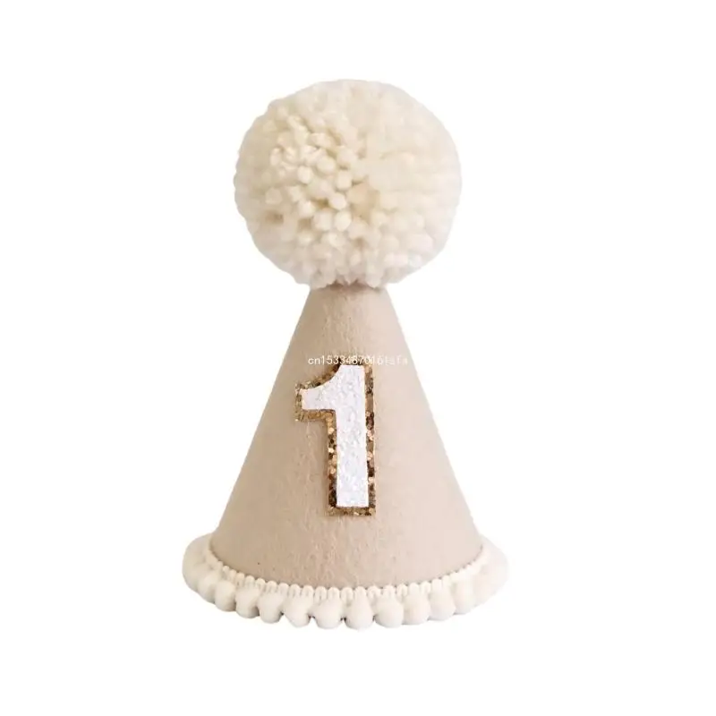 Фетровая шапка для первого дня рождения THINKTHENDO