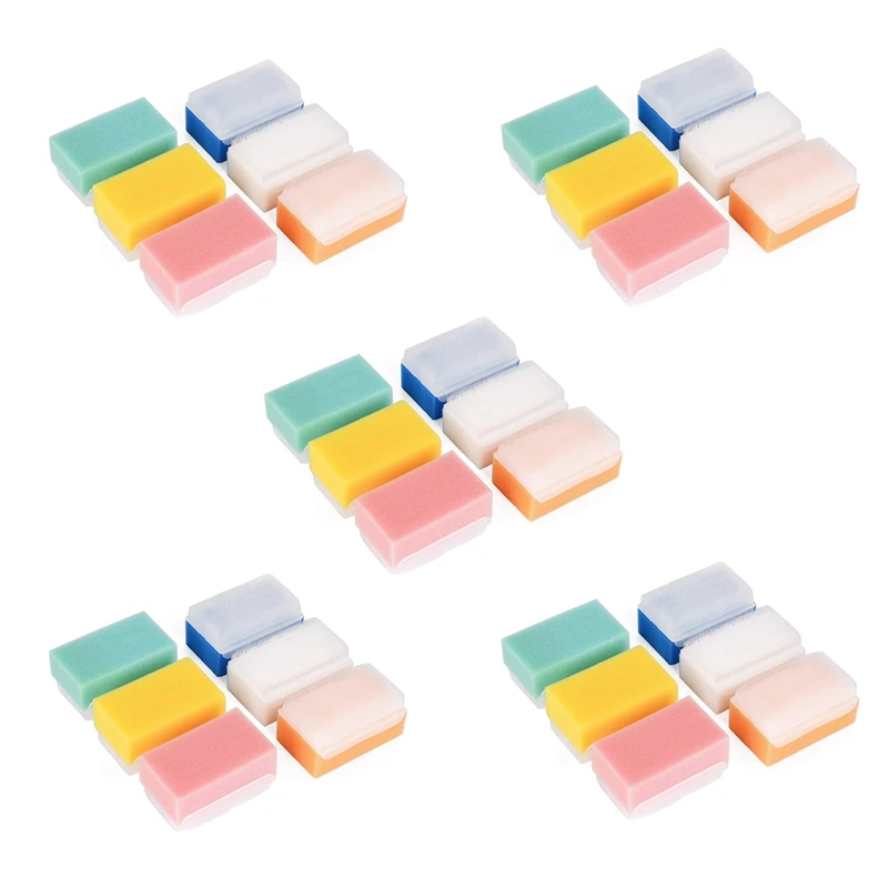 -Baby Bath Sponge (30 Pieces) Soft Foam Washer With Cradle Cap Brush Body,Hair And Scalp Clean Gentle Baby Sensory Brush