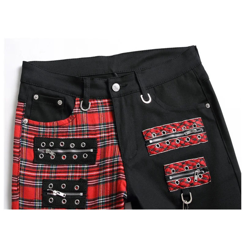 Punk Jeans for Men Collage Self-cultivation Versatile Temperament Trousers 2022 Autumn and Winter New Neutral Pencil Pants Women