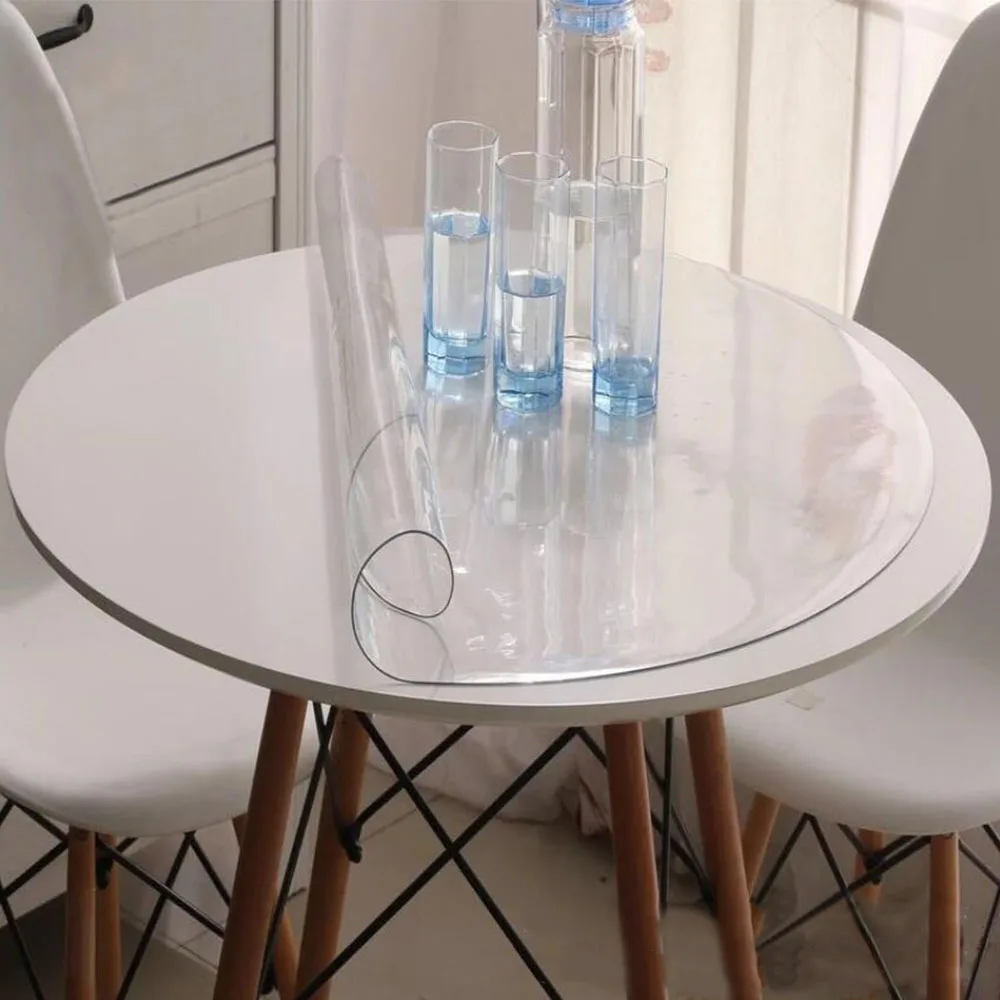 20x120 См Прозрачная Ультра-прозрачная Ткань Из ПВХ Мягкая Стеклянная Водостойкая