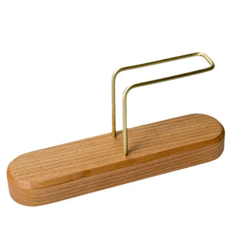 Деревянный держатель фильтра для кофе подставка хранения бумажного V60 стеллаж в