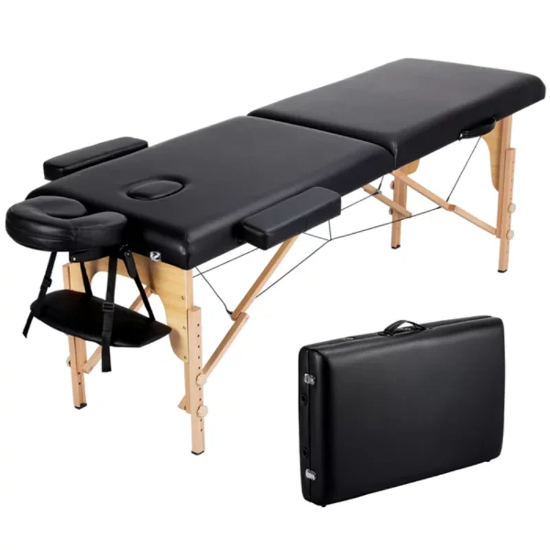 

SmileMart 84" 2 Section Wooden Portable Folding Massage Table