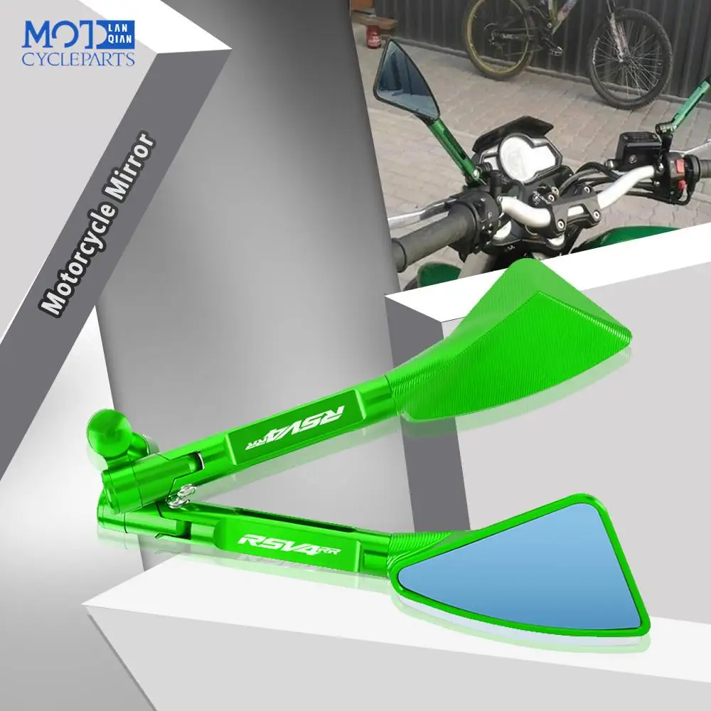 

Universal Motorcycle Accessories CNC Aluminium Rearview Side Mirrors 8mm 10mm Mirrors Fit For Aprilia RSV4RR RSV4 RR 2018 2019