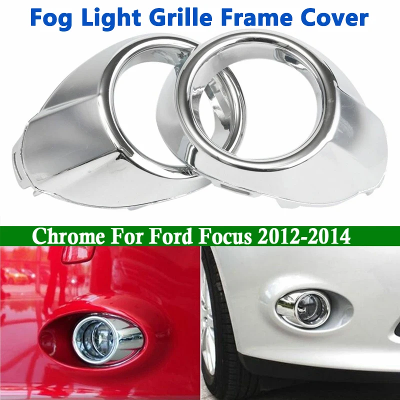 Хромированная рамка для противотуманной фары передний бампер нижняя решетка