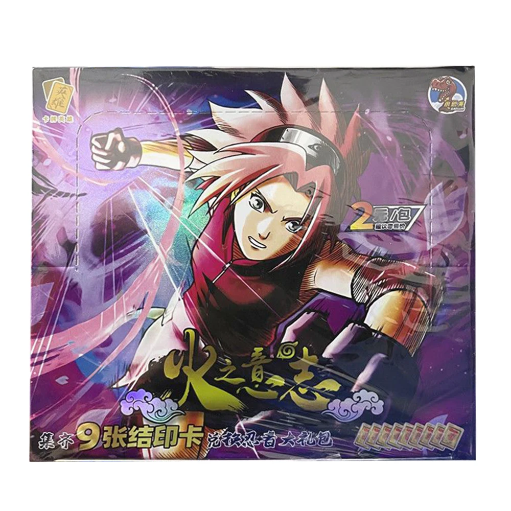 

New Naruto Collection Cards for Children Anime Playing Cards Board Child Gift Christmas Game Cards Table Toys Hobby Collectibles