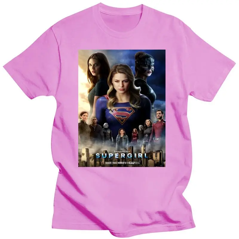 Мужская одежда футболка Supergirl Сезон 3 постер Футболка женская