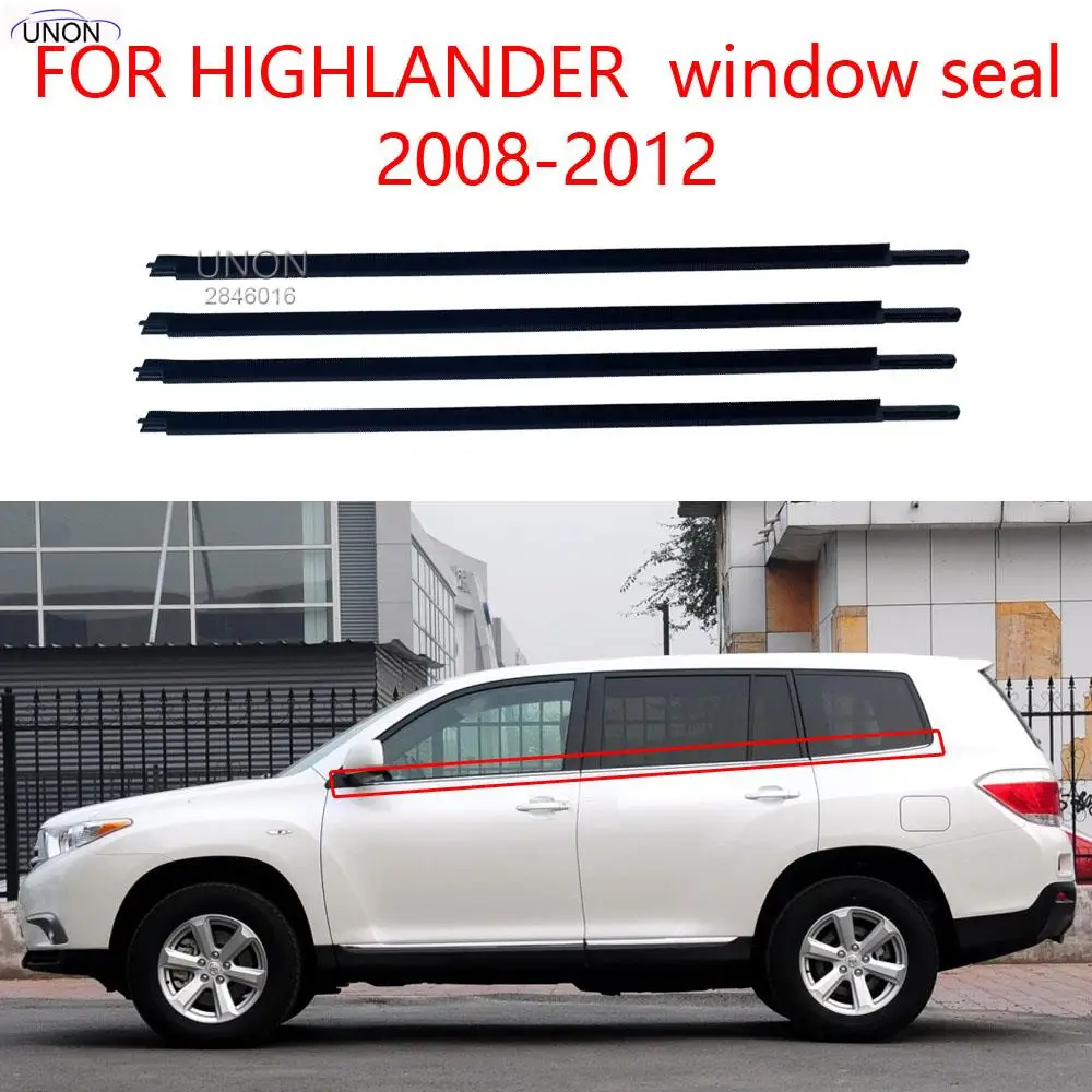 

Уплотнитель для окна автомобиля Toyota Higlander 2008-2012 2015-2018