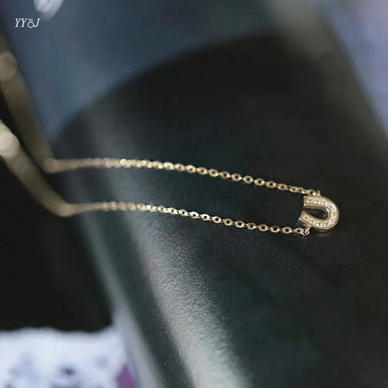 

Ожерелье в форме подковы для женщин из серебра 925 пробы