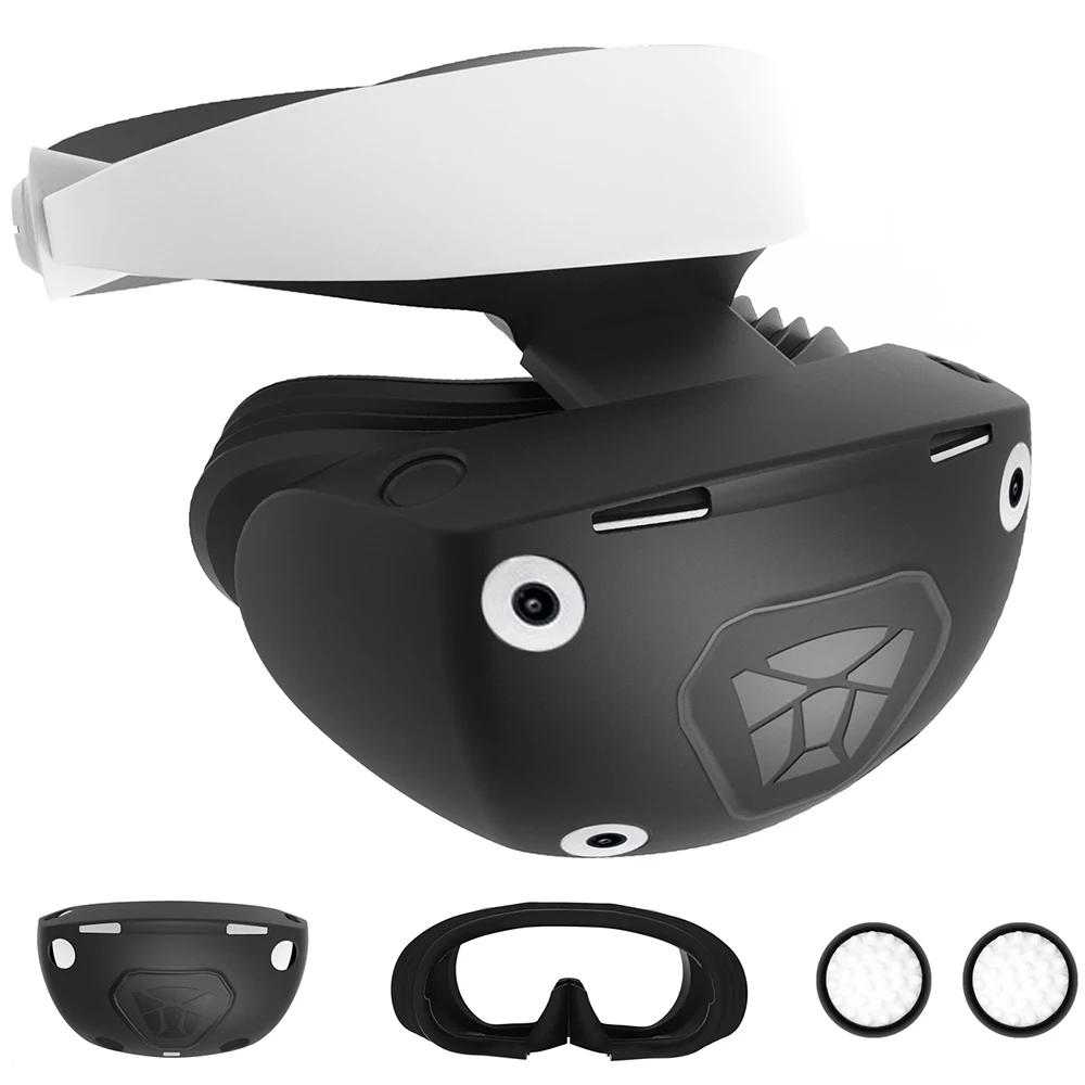 

Аксессуары VR для PS VR2, Силиконовая Защитная крышка для гарнитуры, Сменные ручки с защитой от царапин и интерфейсом для контроллера P5