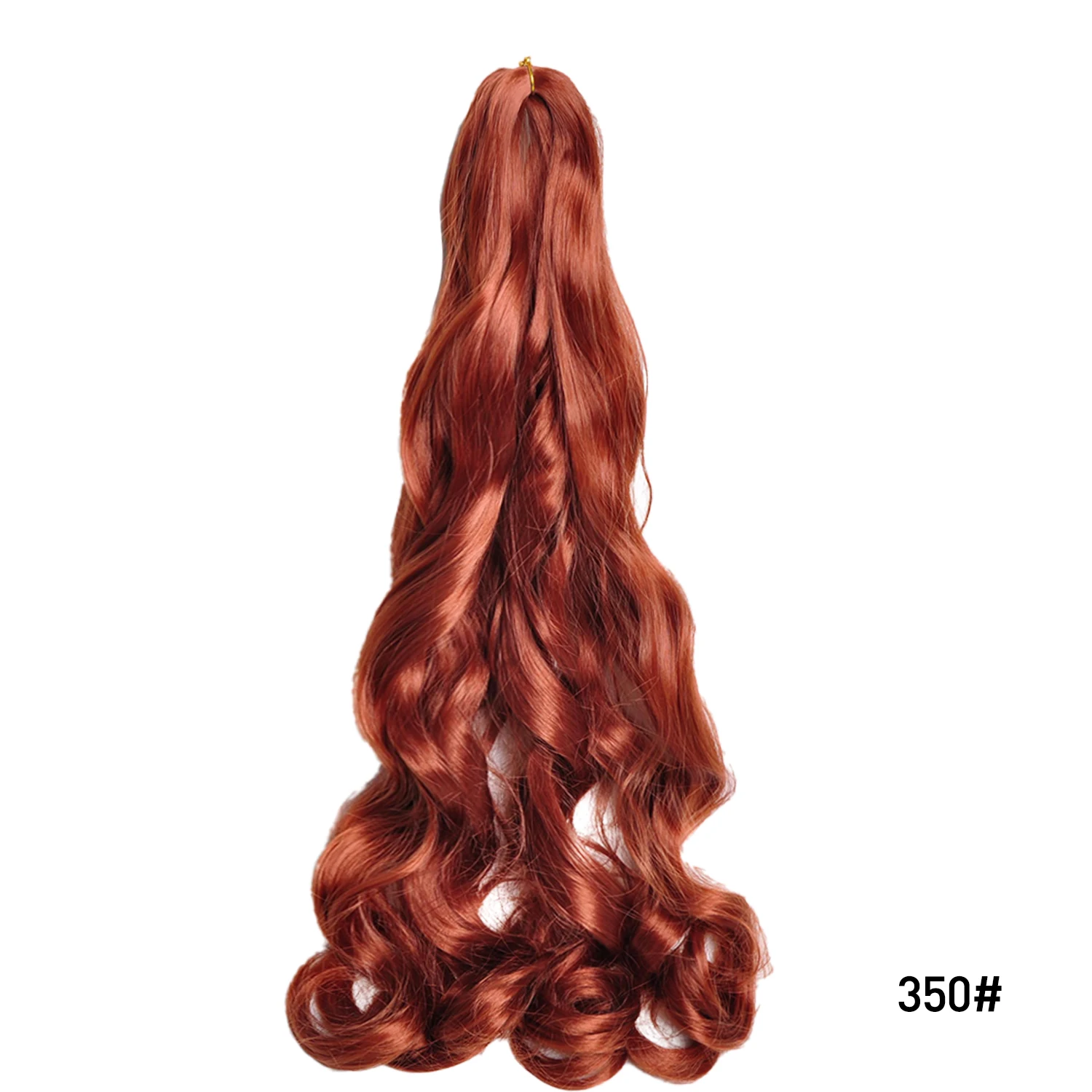 Свободные волнистые плетеные волосы синтетические Спиральные Кудри вязаные