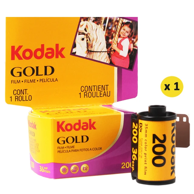 Для KODAK GOLD 200 35 мм пленка 36 экспозиций в рулоне подходит для камеры M35 / M38 (Срок