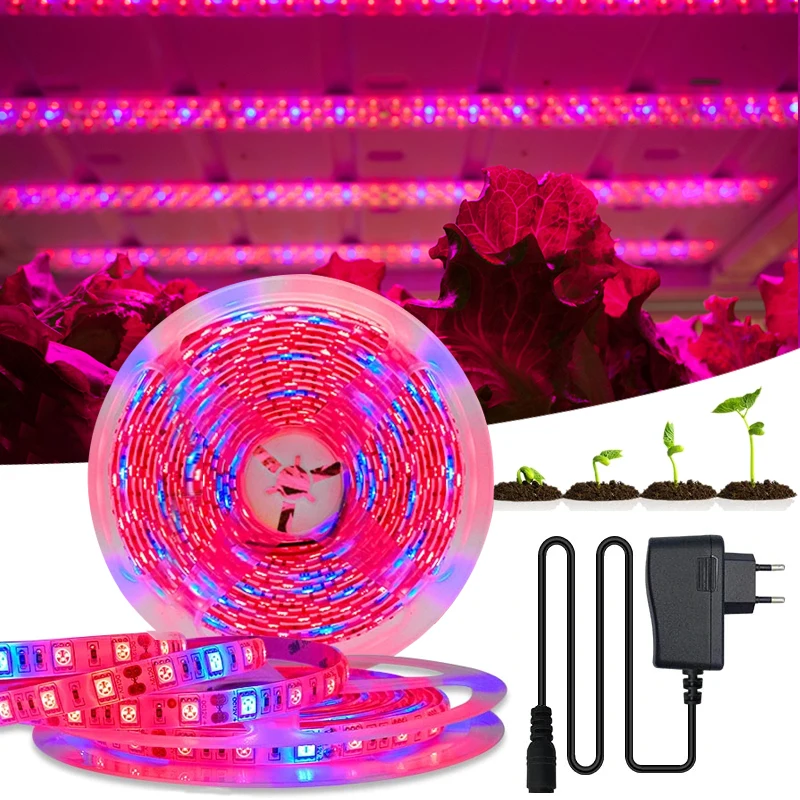 S 12v/5v Light Tape Full Spectrum Flower Phyto Lamp For Greenhouse Hydroponic Growth Light