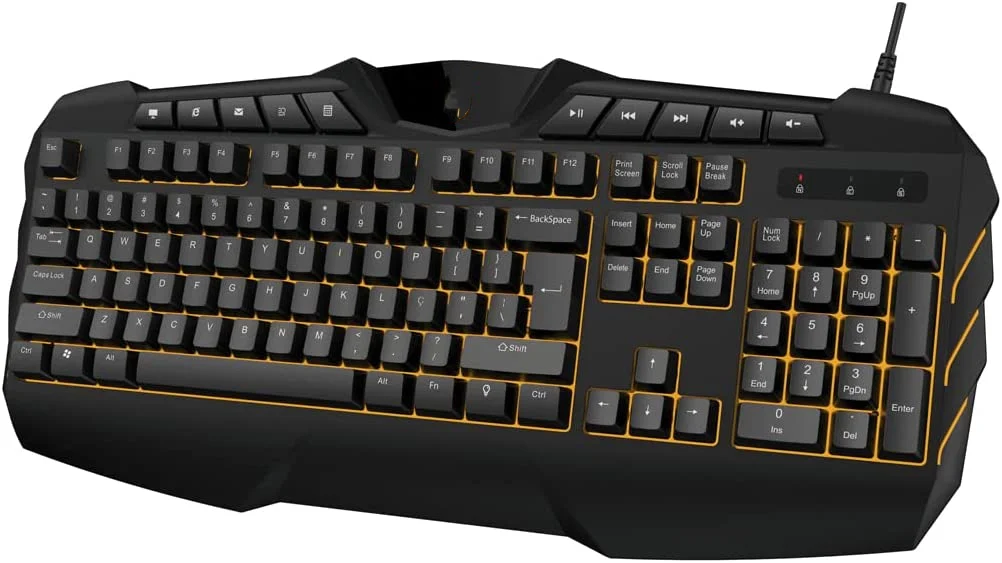 

NEW COM FIO LUMINOSO GAMER GORILA TECH teclado mecânico gamer