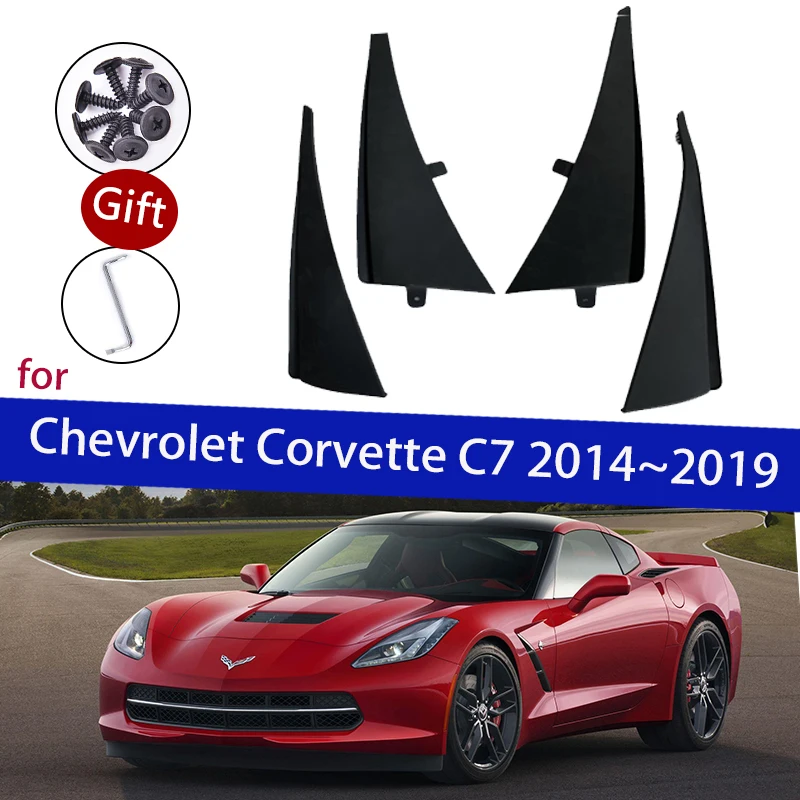 

Автомобиль Брызговики Fender Брызговик для Chevrolet Corvette C7 2014 ~ 2019 2015 Брызговики Передние Задние Колеса Брызговики Стиль Аксессуары