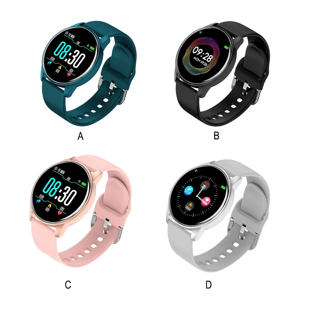 

Smart Watch Bluetooth Heartrate Wristwatch Blood Pressure 1.3 Inch Round Dial Watch Call Reminder Bracelet For Android IOS