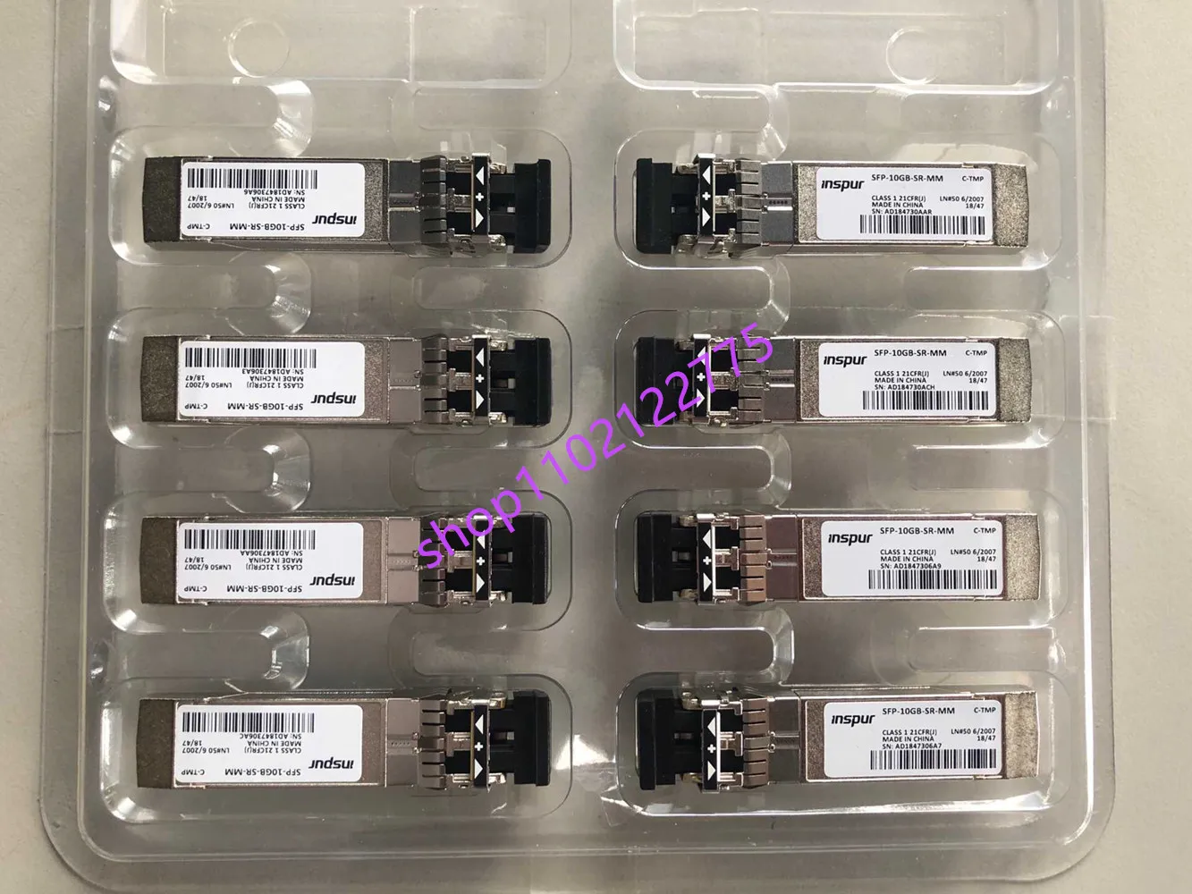 Enlarge inspur sfp 10gb SFP-10GB-SR-MM inspur 10g sr 850nm sfp Network adapter Switch Optical fiber module inspur 10g sfp/inspur sfp