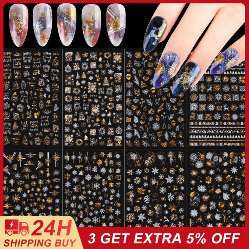 

1/3/4/5 шт., 3d наклейки для ногтей
