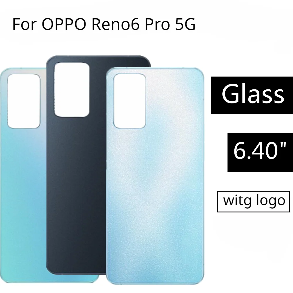 

For OPPO Reno6 Pro 5G Battery Back Rear Cover Door Housing For OPPO Reno 6 Pro Battery Back Cover Replacement