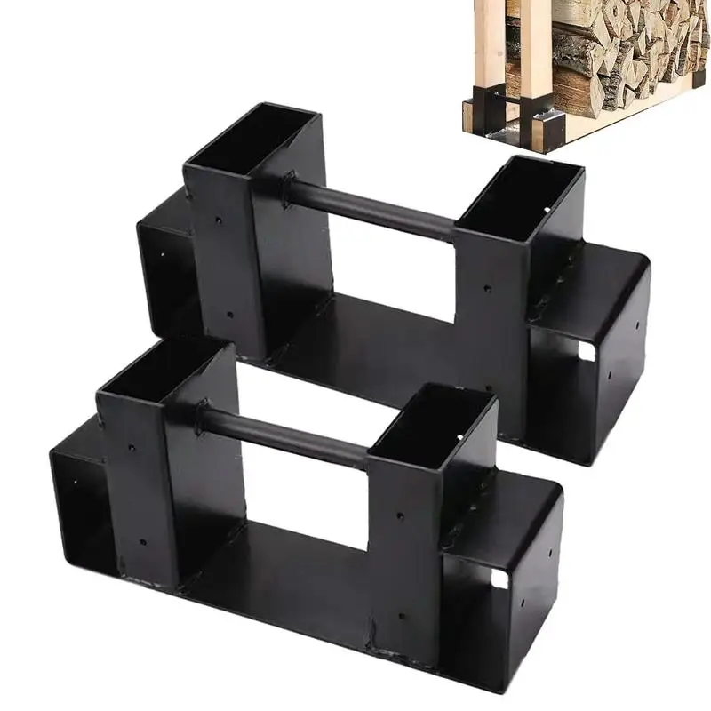 

Firewood Rack Outdoor Fireplace Wood Storage Holder Fireplace Wood Storage Holder Adjustable Firewood Bracket For Home