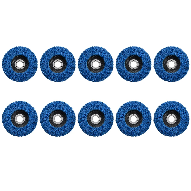 

HOT-Strip Discs 10PCS Stripping Wheel 100Mm Fit Angle Grinder Clean And Remove Paint Rust And Oxidation