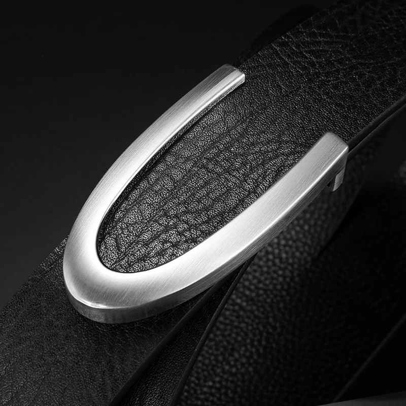 Fashion Black Belt Men's C Letter Luxury Slide Buckle Coskin Belt Leather Designer Belt Casual High Quality