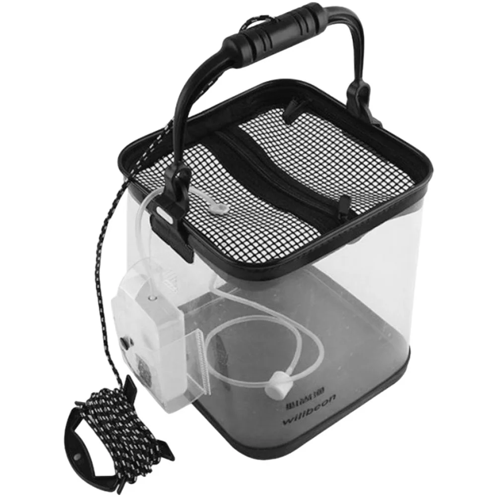 

Bucket Fishing Fishoutdoor Folding Live Storage Container Bait Foldable Eva Lightweight Convenient Capacity Large Collapsible