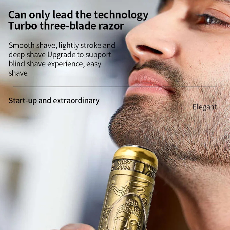 Men's Electric shaver Mini Razor Portable Electric Shaver long standby Beard Hair trimmer USB Rechargeable Shaver Face Razor Man enlarge