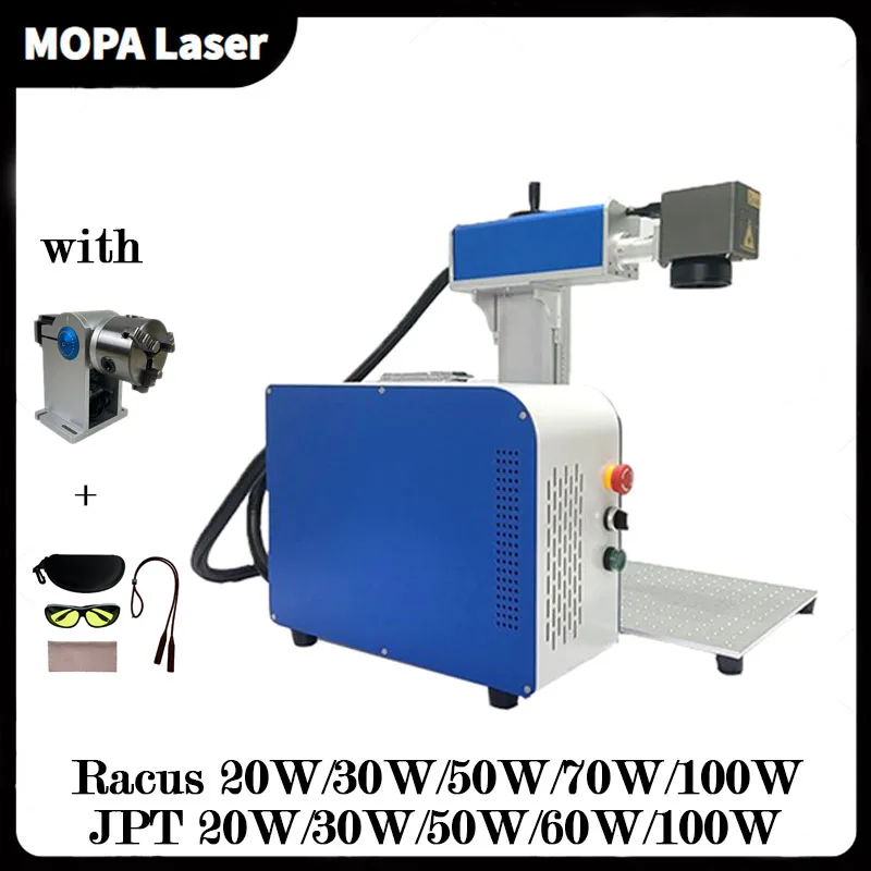 

fiber laser marking machine JPT 60/70/100W Raycus 20/30/50W metal engraving machine Rotary D80 Engraving Cup лазерный гравер