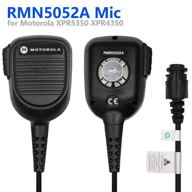Фото Ручной динамик с микрофоном RMN5052 RMN5052A для Motorola Motorola XPR5350 XPR5550E XPR5380 XPR4350 XPR4500 XPR4550 DM4400 DM4600 Радио №1