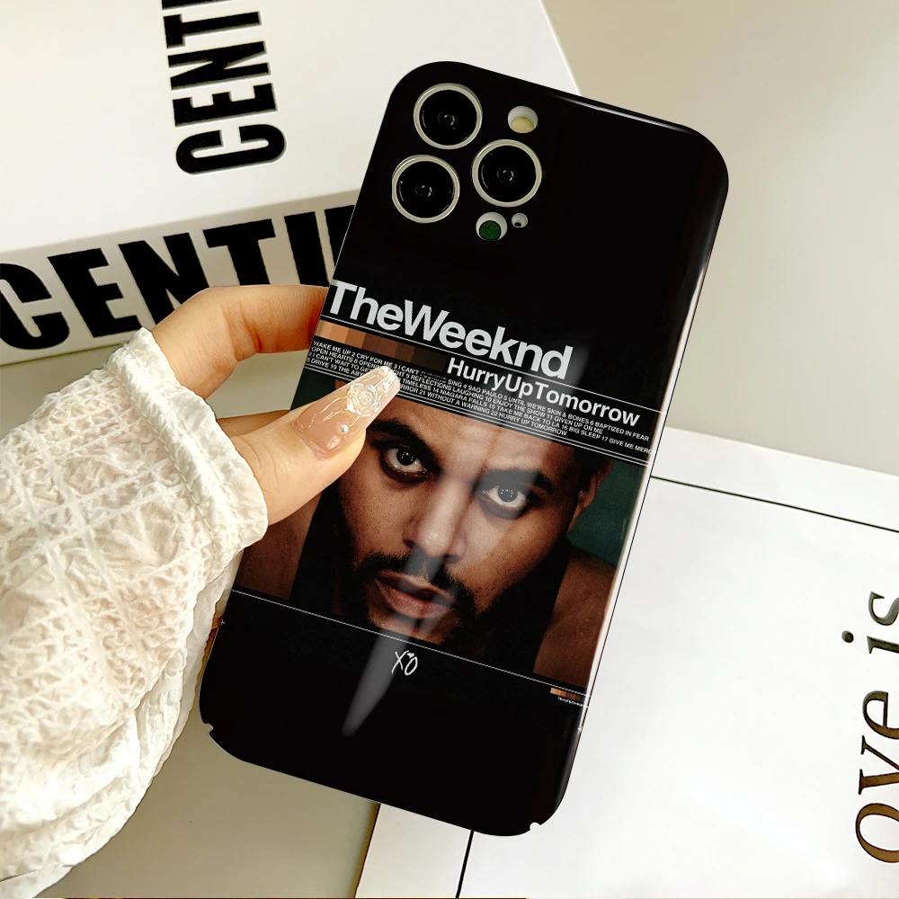 Чехол для телефона Singer The Weeknd торопитесь завтра iPhone 16 15 14 13 12 11 Plus Pro Max Mini глянцевый