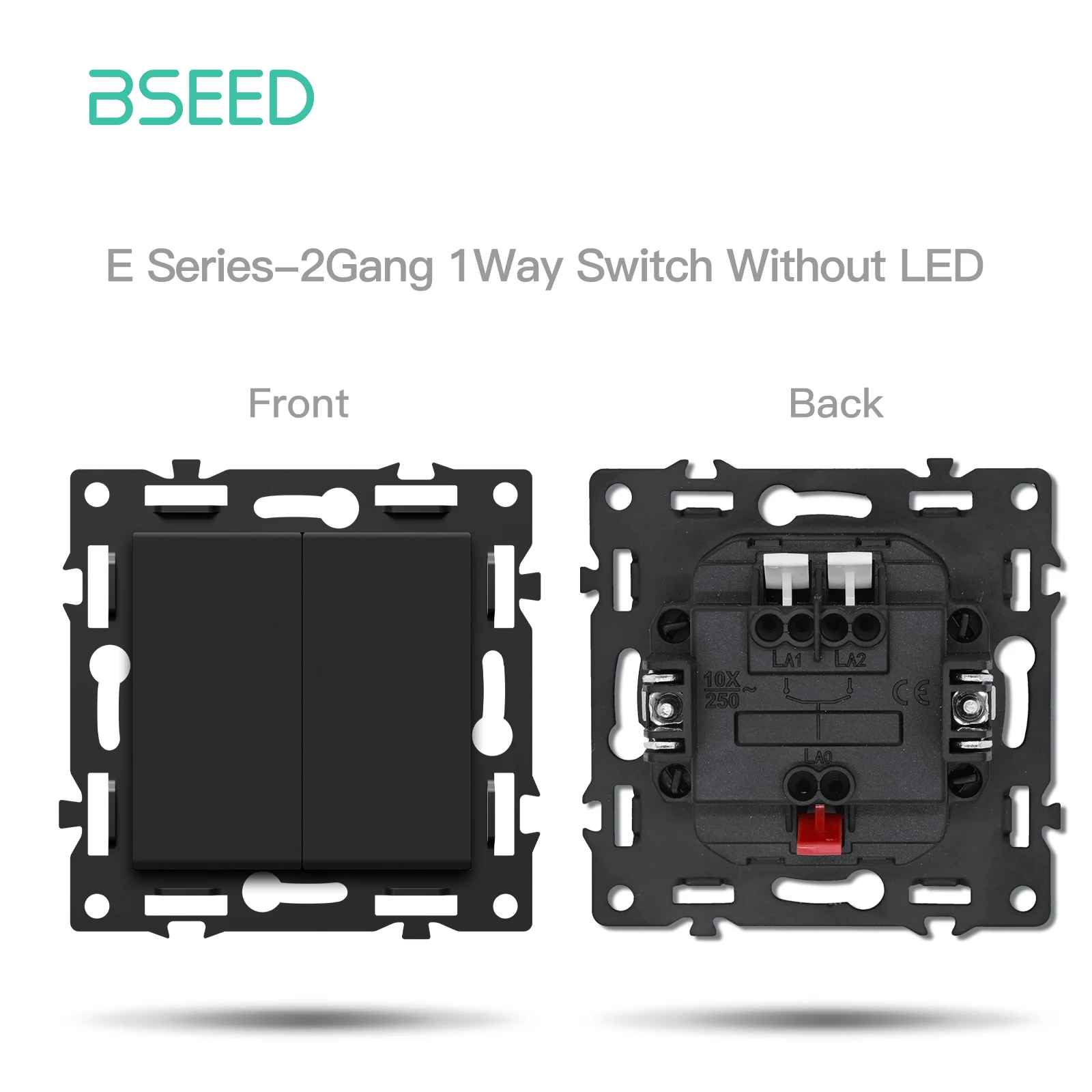 

Кнопочный переключатель BSEED 1/2Gang 65Вт