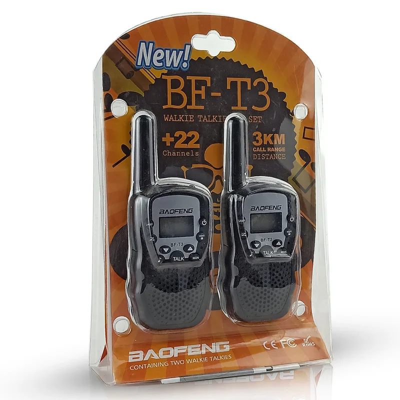 baofeng childrens walkie talkie bf t3 mini free global shipping