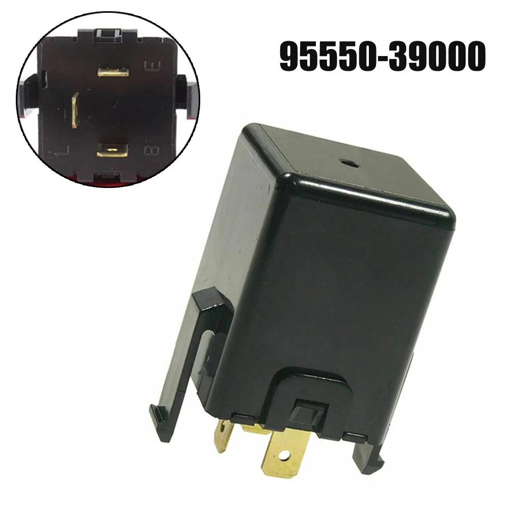 

Turn Signal Flasher Relay LED Indicator Light Warning 3 PIN Flasher Universal 95550-34000 Car Electronic 1pcs Accessories