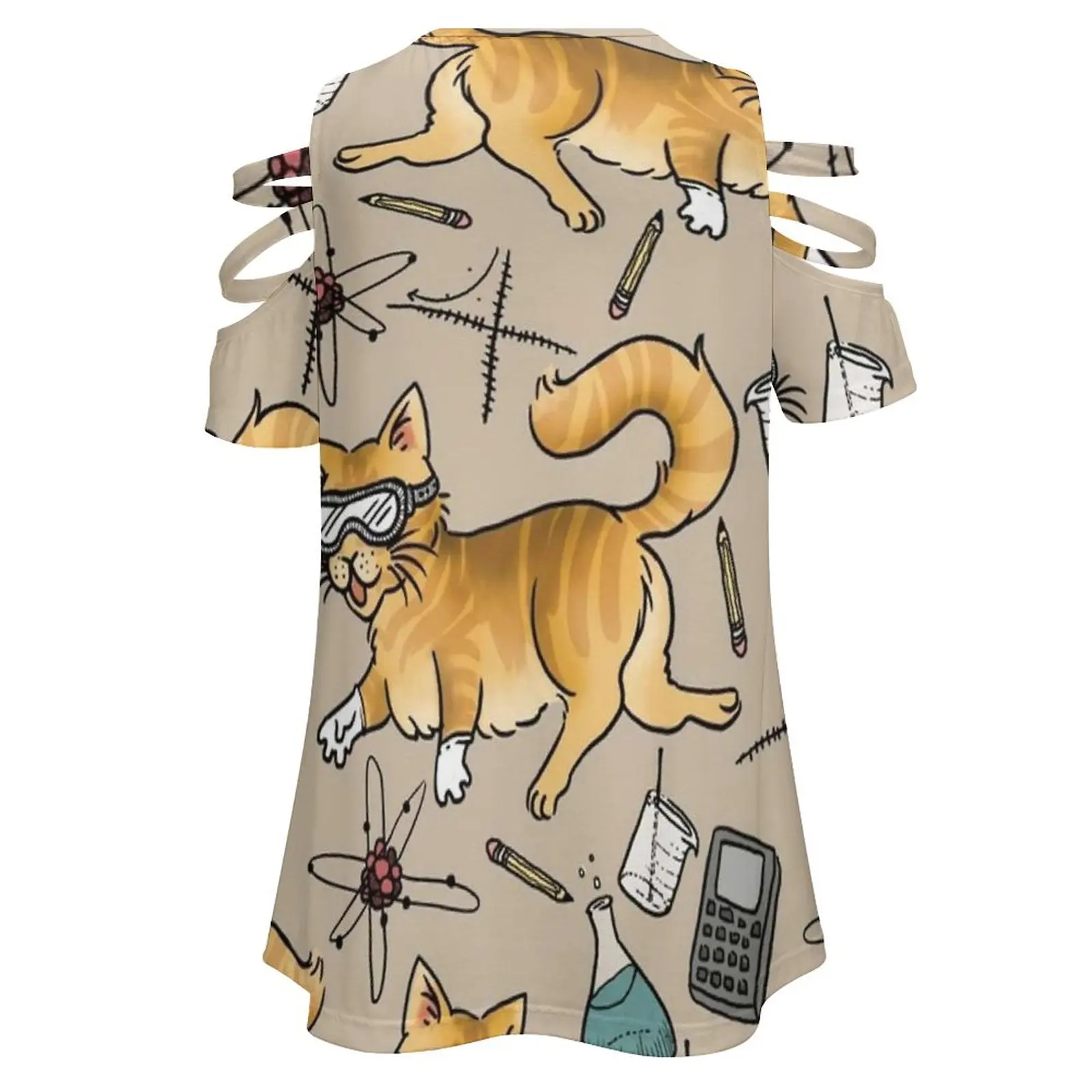 Женская футболка Stem Cats весенне-летние футболки с принтом различные стили Science