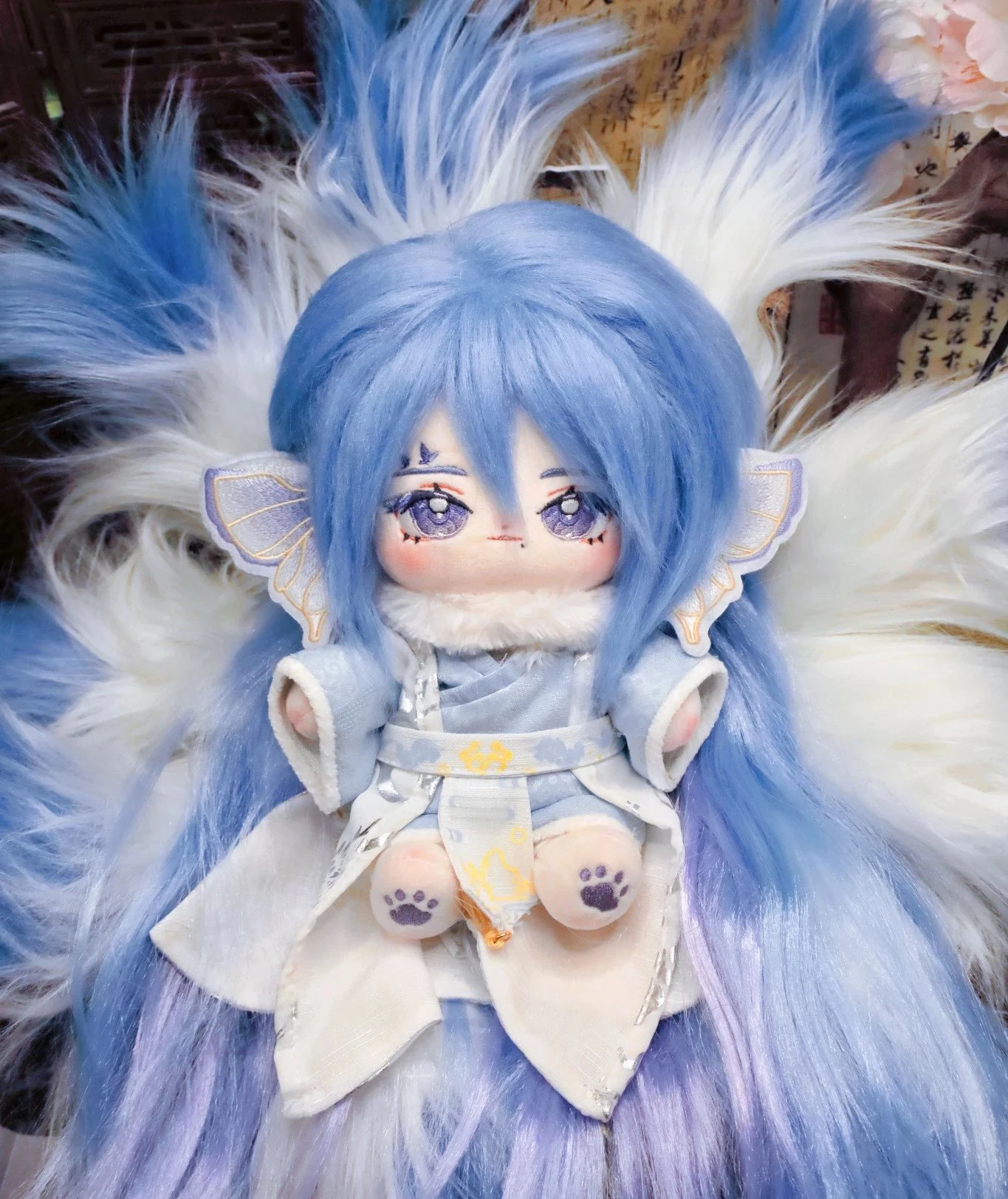 

Предпродажа 20 см аниме Genshin Impact Kamisato Ayato милая плюшевая кукла наряд мягкая хлопковая игрушка косплей подарок