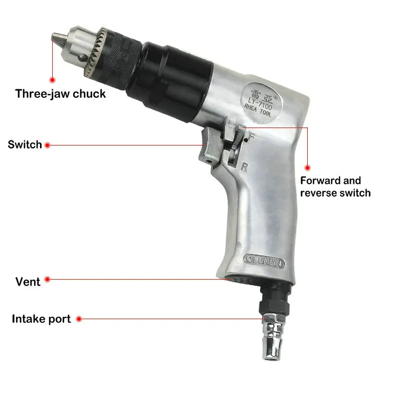 Патрон пневматический с регулируемой скоростью 1/2 дюйма 3/8 |