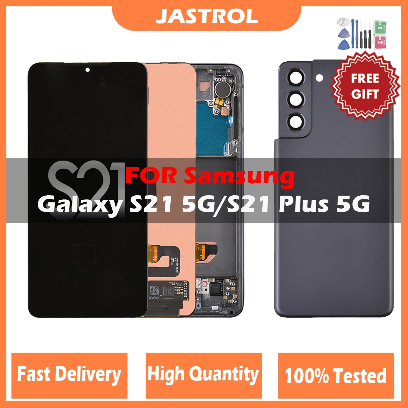 Супер Amoled ЖК-дисплей для Samsung Galaxy S21 G991 дигитайзер сенсорного экрана с рамкой Plus 5g