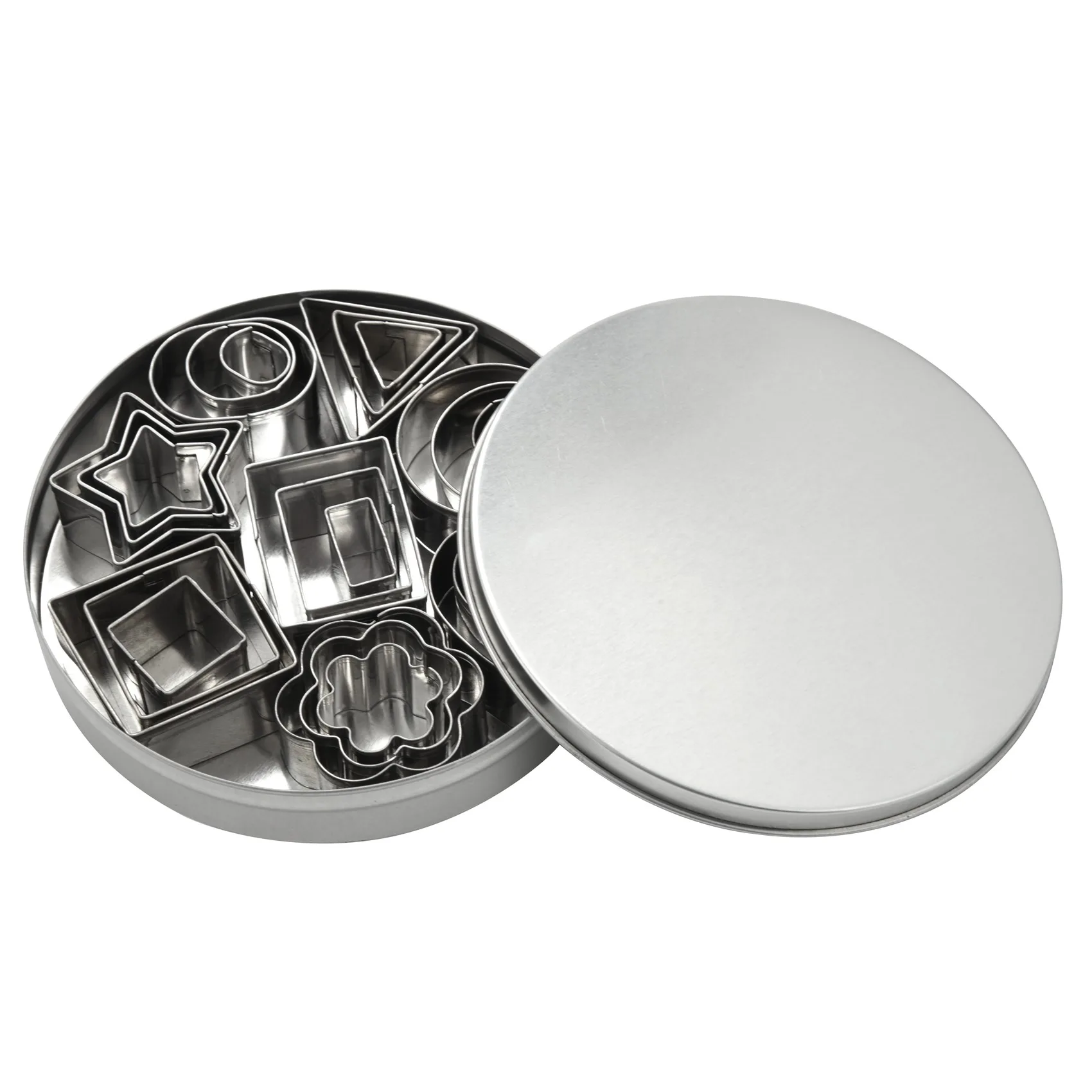 24 шт. формочки для печенья нержавеющая сталь