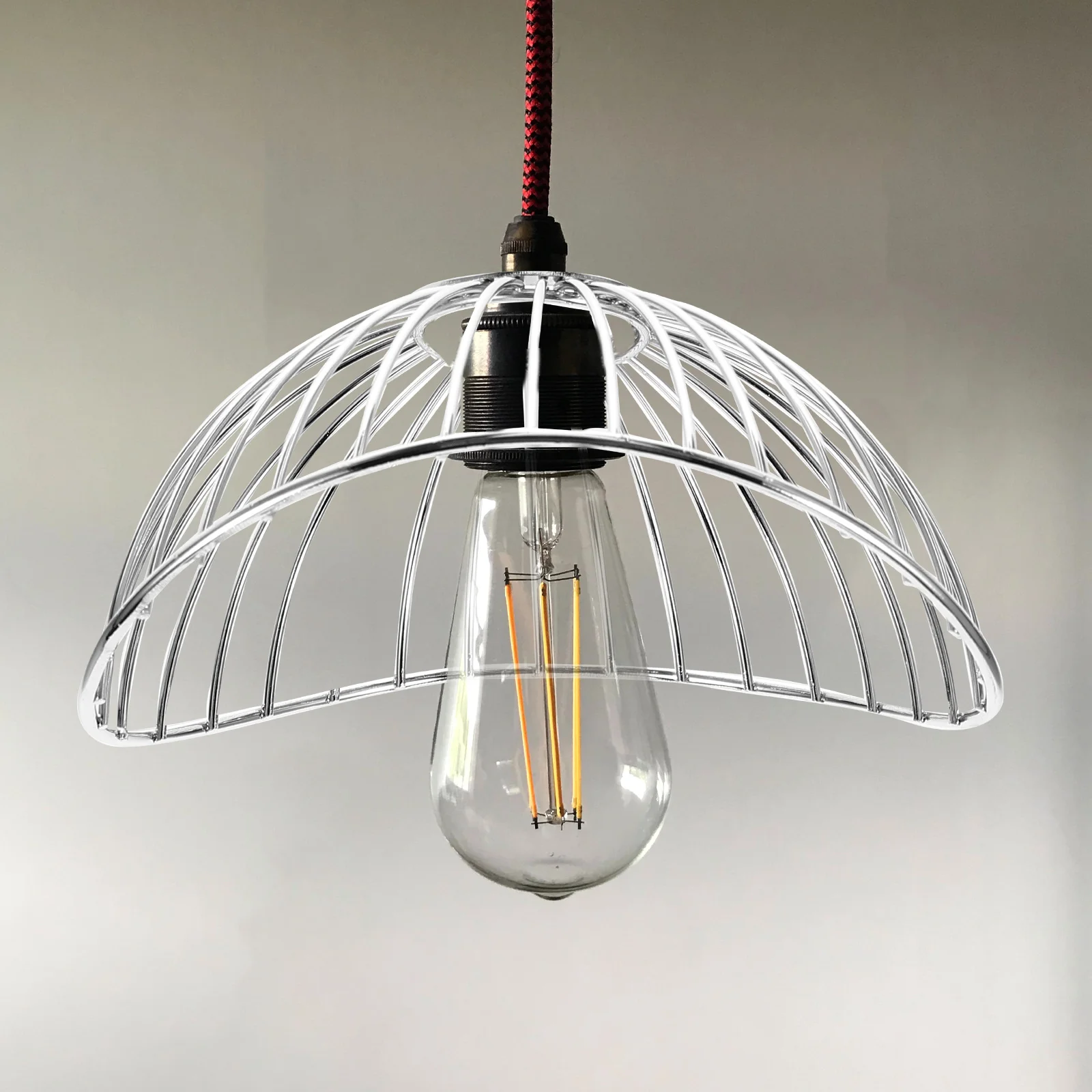 

Light Bulb Cover Home Lampshade Guard Shades Covers Bare Hanging Little Lotus Leaf Pendant Cage