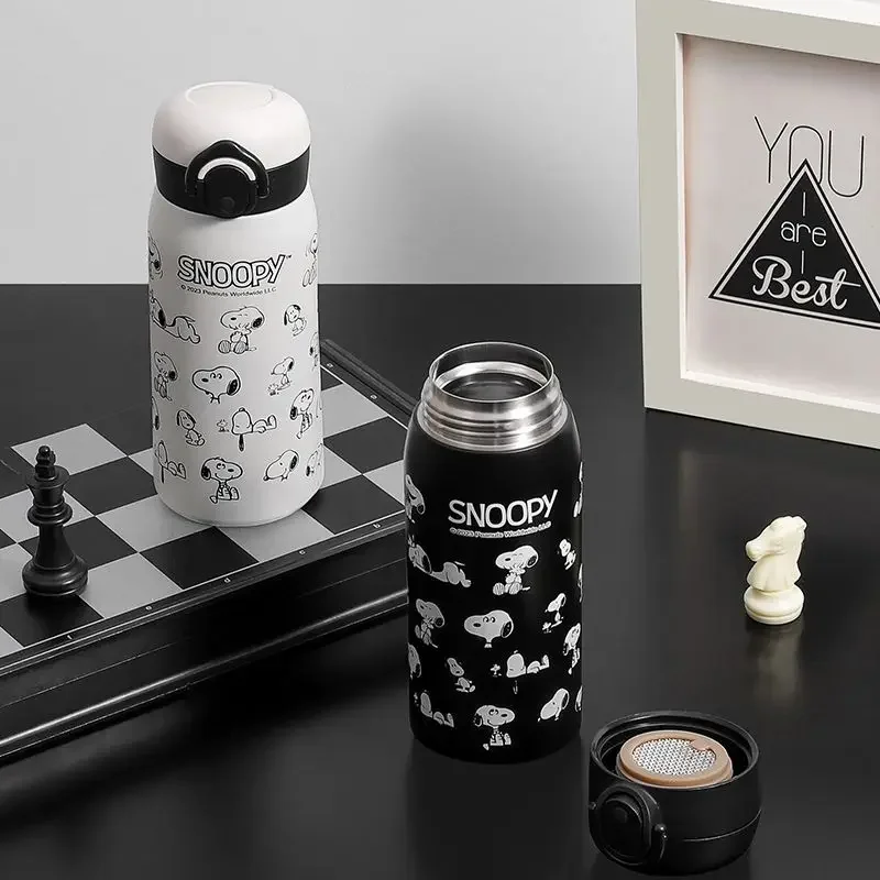 

Милый аниме мультфильм серия Снупи креативный милый Изысканный Мужской и женский отскок термос чашка студенческий термос чашка подарок