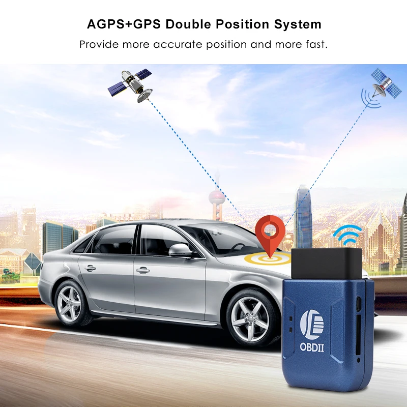 Мини GPS-трекер для автомобиля TK206 GSM GPRS трекер OBD II GPS в реальном времени