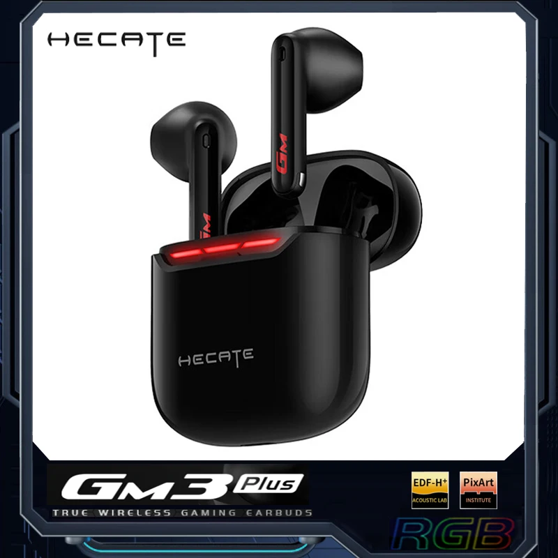 

Наушники-вкладыши HECATE GM3 PLUS, TWS, Bluetooth 5,3, RGB-подсветка